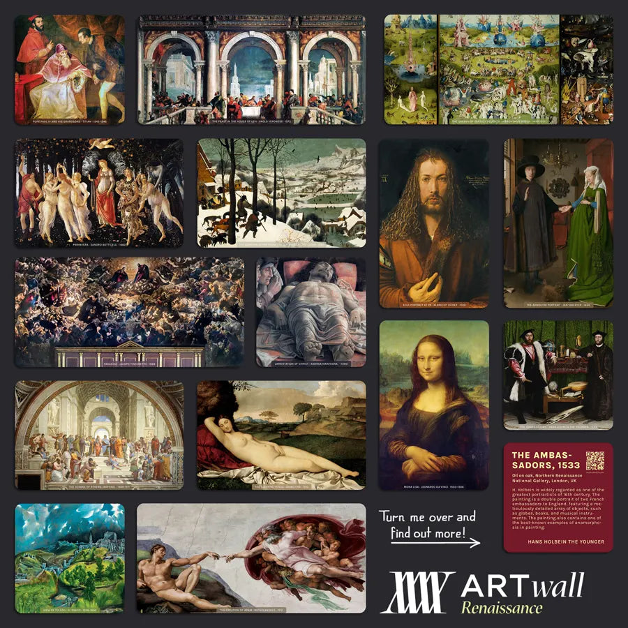 Large ARTWALL + 90 Art Magnets