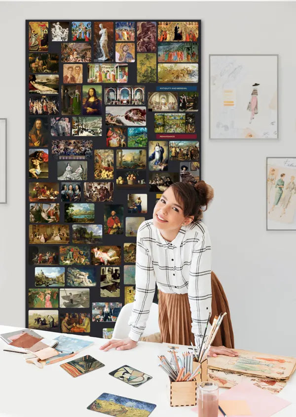 Large ARTWALL + 90 Art Magnets