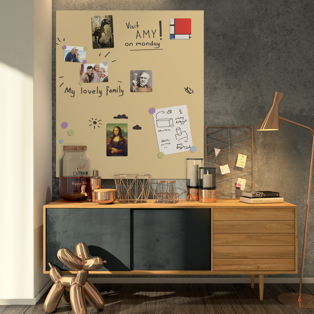 Self-adhesive Magnetic Wallpaper for Room