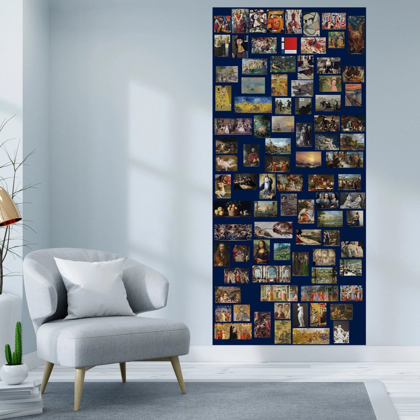 Large ARTWALL + 90 Art Magnets