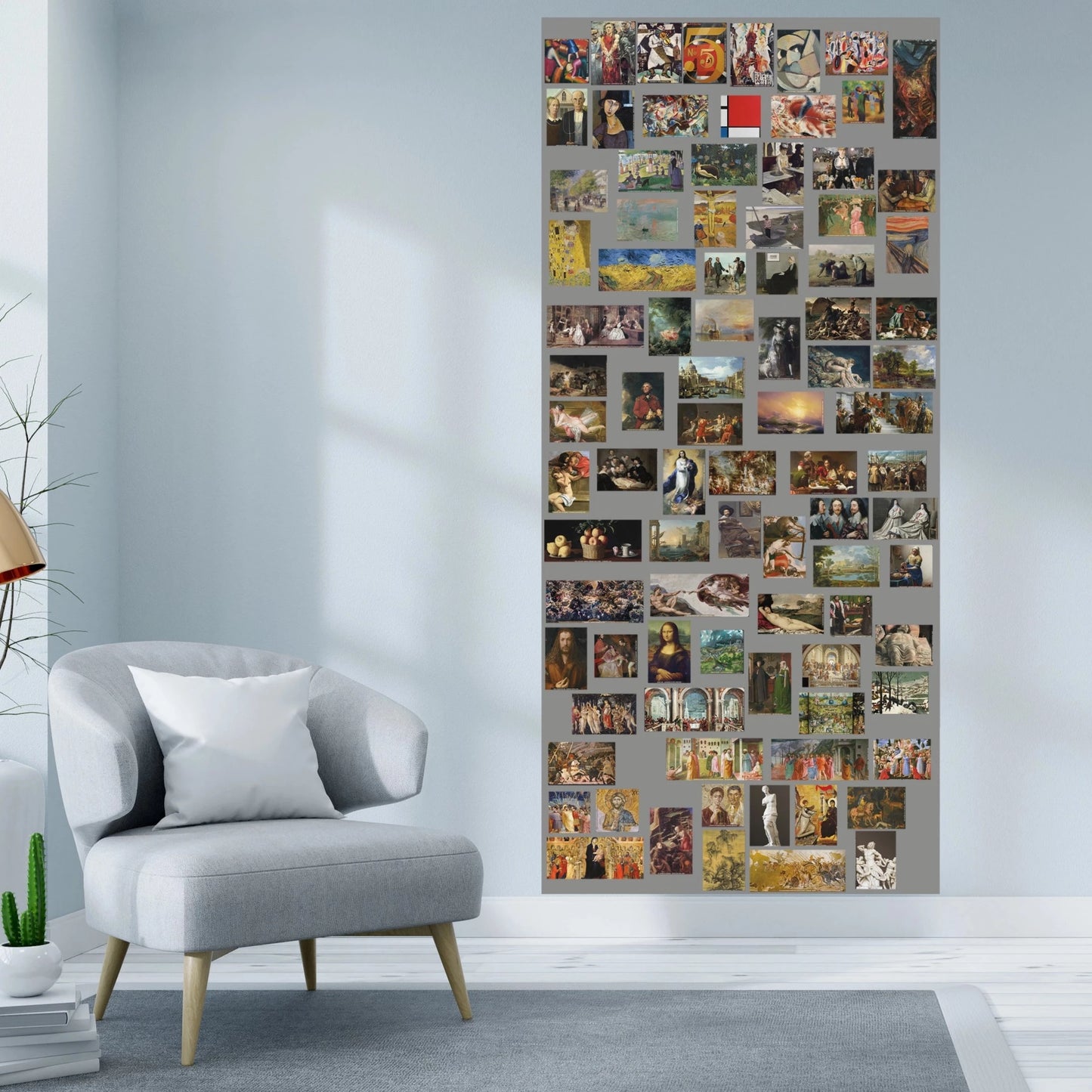Large ARTWALL + 90 Art Magnets