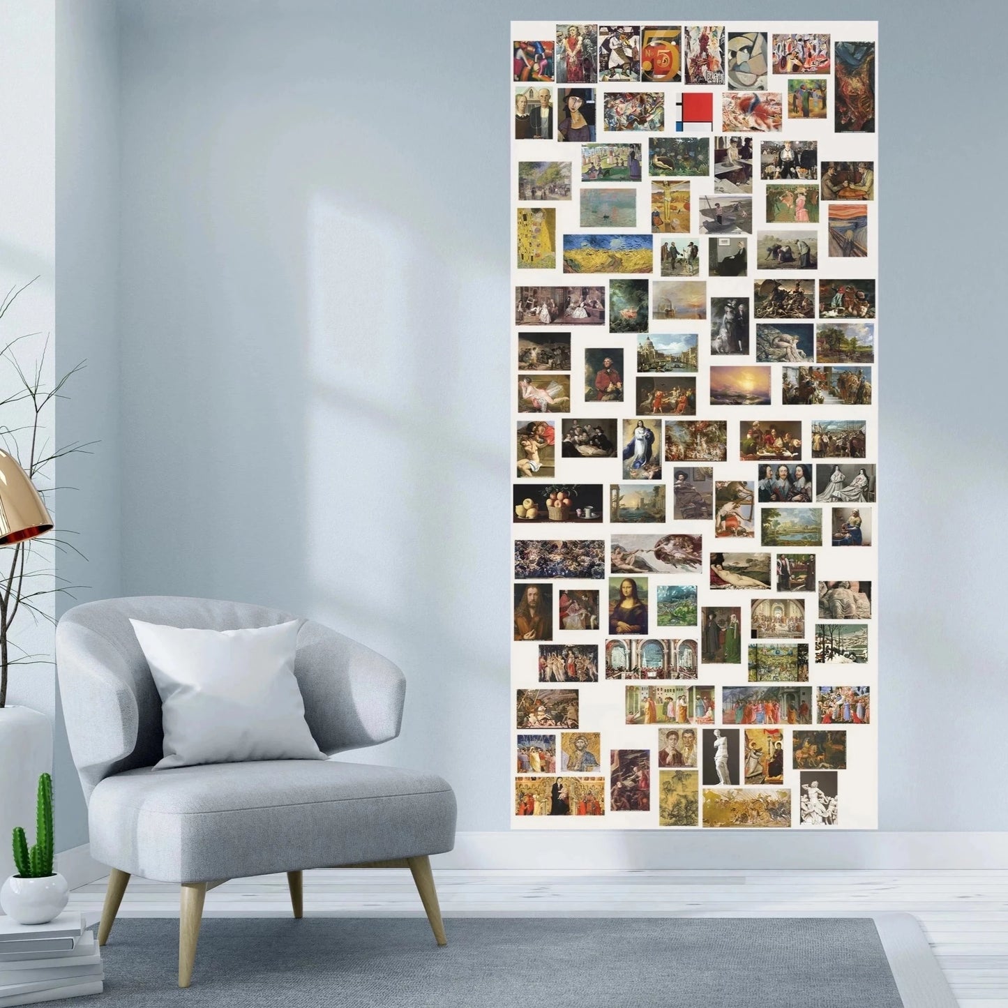 Large ARTWALL + 90 Art Magnets