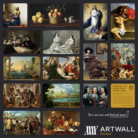 Baroque ArtWall single magnetic cards (15 units)