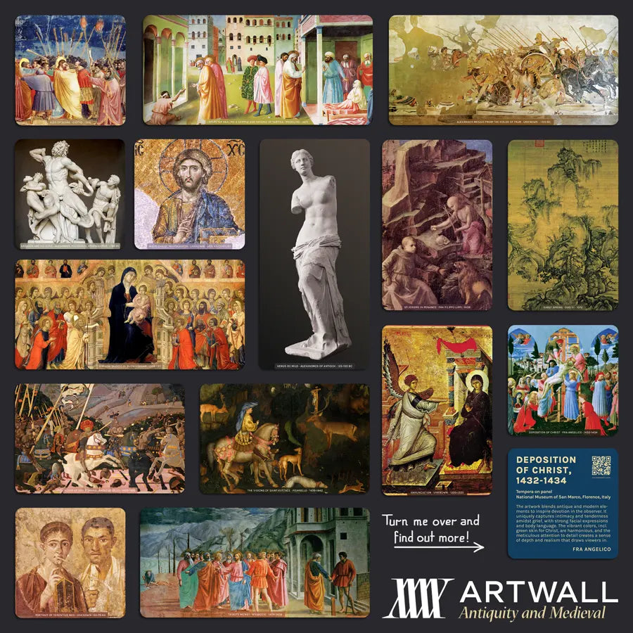 Antiquity & Medieval ArtWall magnetic cards (15 units)