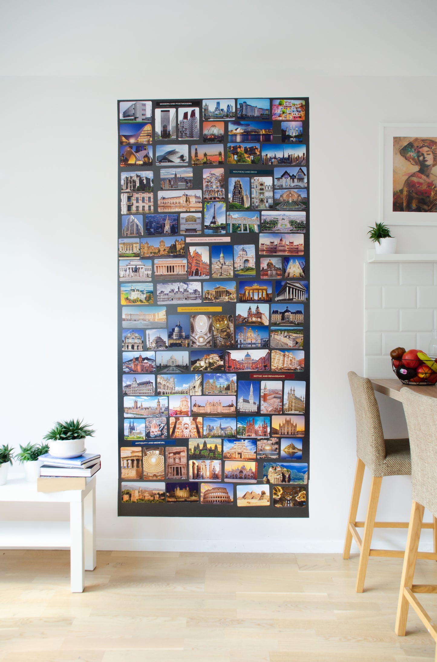 Large ARCHITECTUREWALL + 90 Architecture Magnets